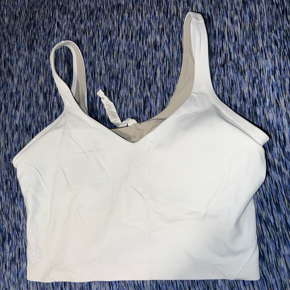 Lululemon White Tank Top
